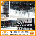 China factory cheap powder caoted wrought iron black gates